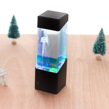 Load image into Gallery viewer, LED Fantasy Jellyfish Lamp USB Power/Battery Powered Color Changing Jellyfish Tank Aquarium Led Lamp Relaxing Mood Night Light