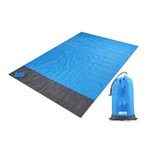Load image into Gallery viewer, 2x2.1m Waterproof Pocket Beach Blanket Folding Camping Mat Mattress Portable Lightweight Mat Outdoor Picnic Mat Sand Beach Mat