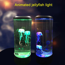 Load image into Gallery viewer, LED Fantasy Jellyfish Lamp USB Power/Battery Powered Color Changing Jellyfish Tank Aquarium Led Lamp Relaxing Mood Night Light