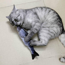 Load image into Gallery viewer, Moving Fish Cat Toy Electronic Flopping Cat Kicker Fish Toy Catnip Fish Toys for Cats Pet Supplies Funny Chew Toy for Indoor Cat