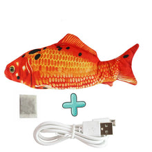 Load image into Gallery viewer, Moving Fish Cat Toy Electronic Flopping Cat Kicker Fish Toy Catnip Fish Toys for Cats Pet Supplies Funny Chew Toy for Indoor Cat