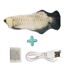Load image into Gallery viewer, Moving Fish Cat Toy Electronic Flopping Cat Kicker Fish Toy Catnip Fish Toys for Cats Pet Supplies Funny Chew Toy for Indoor Cat
