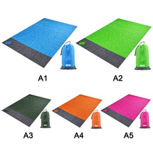 Load image into Gallery viewer, 2x2.1m Waterproof Pocket Beach Blanket Folding Camping Mat Mattress Portable Lightweight Mat Outdoor Picnic Mat Sand Beach Mat
