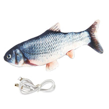 Load image into Gallery viewer, Electric Dancing Fish Kicker Cat Toy Wagging Flipping Realistic Moving

