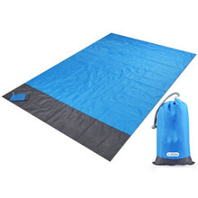 Load image into Gallery viewer, 2x2.1m Waterproof Pocket Beach Blanket Folding Camping Mat Mattress Portable Lightweight Mat Outdoor Picnic Mat Sand Beach Mat
