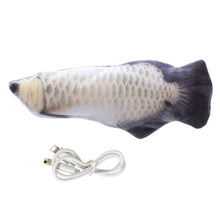 Load image into Gallery viewer, Electric Dancing Fish Kicker Cat Toy Wagging Flipping Realistic Moving
