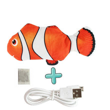 Load image into Gallery viewer, Moving Fish Cat Toy Electronic Flopping Cat Kicker Fish Toy Catnip Fish Toys for Cats Pet Supplies Funny Chew Toy for Indoor Cat
