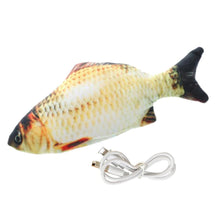 Load image into Gallery viewer, Electric Dancing Fish Kicker Cat Toy Wagging Flipping Realistic Moving
