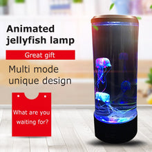 Load image into Gallery viewer, LED Fantasy Jellyfish Lamp USB Power/Battery Powered Color Changing Jellyfish Tank Aquarium Led Lamp Relaxing Mood Night Light
