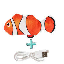 Load image into Gallery viewer, Moving Fish Cat Toy Electronic Flopping Cat Kicker Fish Toy Catnip Fish Toys for Cats Pet Supplies Funny Chew Toy for Indoor Cat
