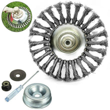 Load image into Gallery viewer, Steel Wire Grass Trimmer Head Brush Cutter with Adapter Kit
